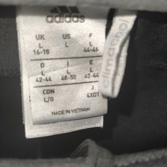Adidas Kids Black Track Pants - Picture 2 of 3